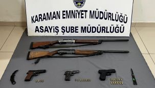 Karaman'da aranan 14 kişi tutuklandı 