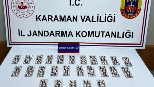 Karaman'ın merkezinde jandarma operasyon yaptı: 1 gözaltı 