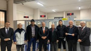 Karaman'da yeni yılın ilk vergisini ödeyenlere sürpriz 