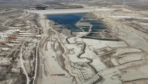 Karaman'ın 50 yıllık su ihtiyacını karşılaması düşünülen baraj kurudu