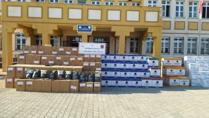 Jandarmadan kaçak tütün ve makaron operasyonu 