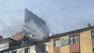 Karaman'da baca yangını korkuttu 