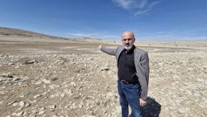 Karaman'da kış mevsiminde barajlar susuz kaldı 