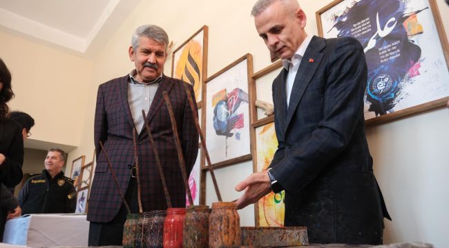 Karaman'da YEDAM Atölye sergisi açıldı 