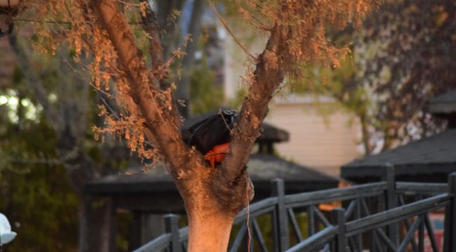 Fünye ile patlatılan çantadan para çıktı