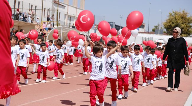 Karaman'da 23 Nisan coşkusu