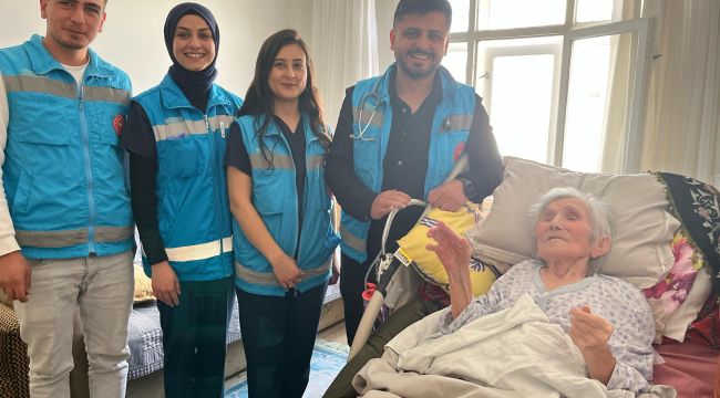 Karaman'da 500'ün üzerinde kişi evde sağlık hizmeti alıyor