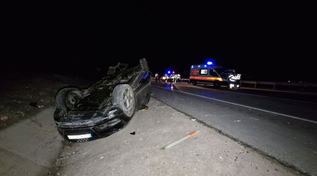 Karaman'da lüks araçlar çarpıştı: 1 ölü, 2 ağır yaralı