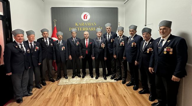 Karaman Defterdarlığı Kıbrıs gazilerini ağırladı