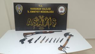 Karaman'da aranan 8 kişi tutuklandı 