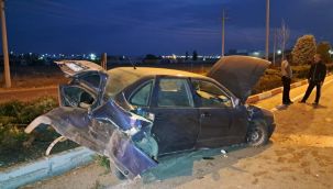 Karaman'da otomobiller çarpıştı: 3 yaralı   