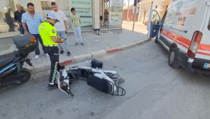 Karaman'da otomobille elektrikli bisiklet çarpıştı: 2 yaralı 