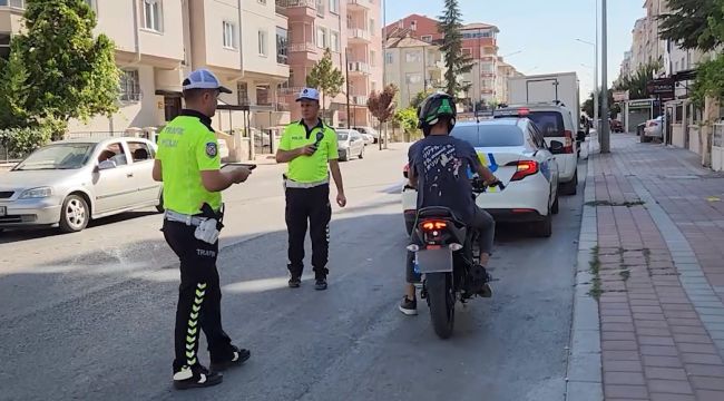Karaman'da trafik kurallarına uymayan 401 motosiklete ceza yazıldı 