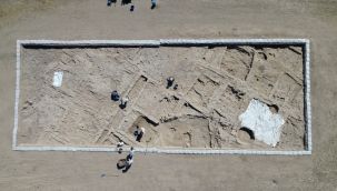 Karaman'da yaklaşık 10 bin yıllık sokak bulundu 