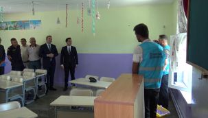 Karaman'da yükümlülerden eğitime anlamlı destek