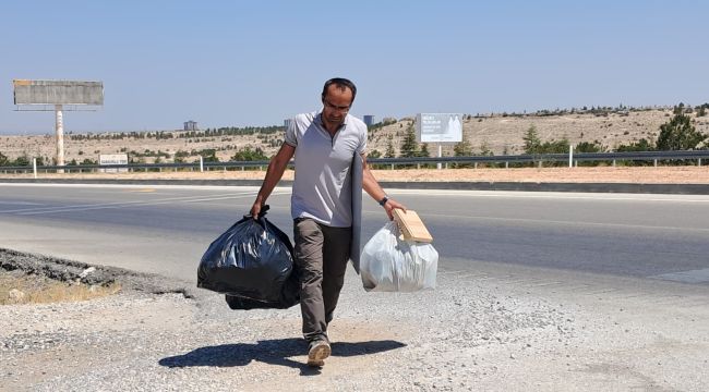 KMÜ'lü akademisyen 6 yıldır doğadan çöp topluyor 