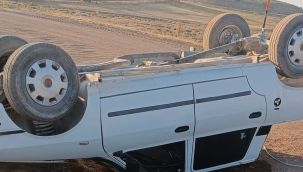 Kontrolden çıkan pikap devrildi: 1 yaralı  