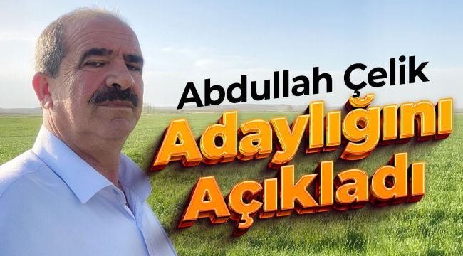 Abdullah Çelik, Pankobirlik Başkanlığına adaylığını açıkladı