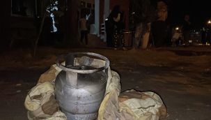 Karaman'da alev topuna dönen piknik tüpü korkuttu  