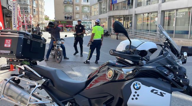 Karaman'da motosikletlere yönelik denetimler arttı 