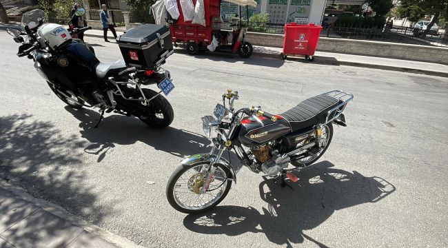 Karaman'da motosikletten düşen çocuk yaralandı