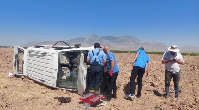 Yuvatepe köyünde kaza: 1 yaralı 