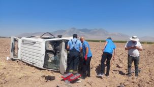 Yuvatepe köyünde kaza: 1 yaralı 