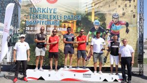 Karaman'da yapılan 'Tekerlekli Paten Türkiye Şampiyonası' sona erdi 