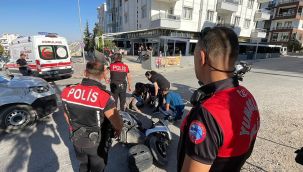 Kargo aracıyla çarpışan elektrikli bisikletin sürücüsü yaralandı 