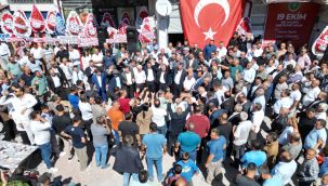 Yunus Çelik'in seçim bürosu açılışı ve aday tanıtım töreninde büyük coşku 