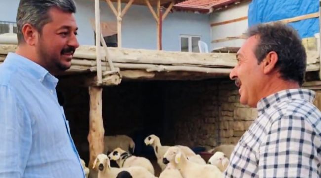 Yunus Çelik: "Üreticimizle omuz omuza, hayvancılığa da destek olacağız"