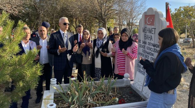 Ermenek'te maden şehitleri mezarları başında anıldı 