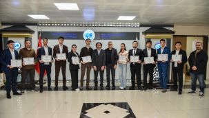 Özbekistan'dan gelen 14 öğrenci KMÜ'de tıp eğitimi aldı 