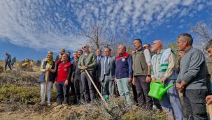 Karaman'da 5 bin fidan toprakla buluşturuldu 