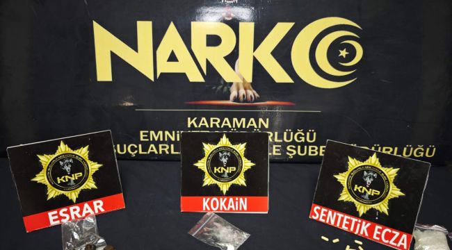 Karaman'da asayiş uygulamaları: 16 tutuklama 