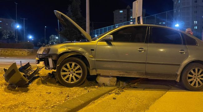 Karaman'da otomobiller çarpıştı: 1 yaralı 