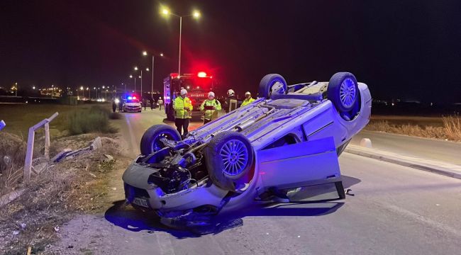 Karaman'daki bu kazada 2 kişi yaralandı