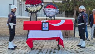 Karamanlı polis memuru son yolculuğuna uğurlandı 