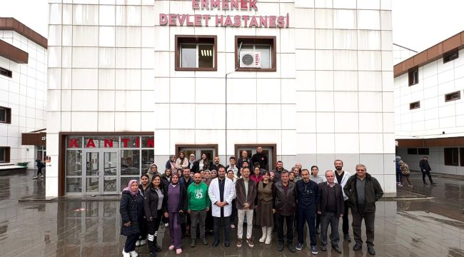Hastalardan Ermenek Devlet Hastanesine mektuplu teşekkür 