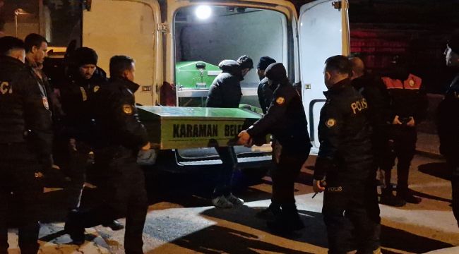 Karaman'da bir kişi karısını öldürerek intihar etti 