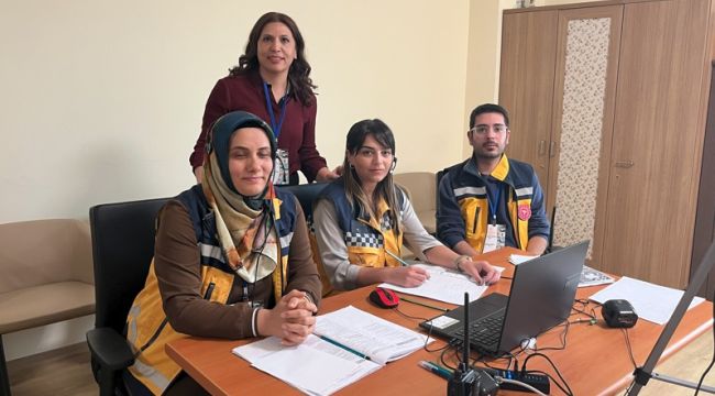 Karaman'da "Tıbbi acil çağrı yönetimi eğitimi" verildi 