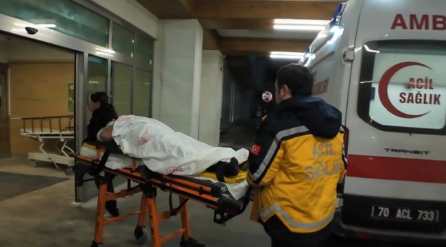 Karaman'da penceresinden düşen şahıs yaralandı 