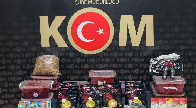 Karaman'da uyuşturucu ve kaçak tütün ele geçirildi: 3 tutuklama 
