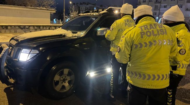 Karaman'da yeni yılda alkollü araç kullanan 64 sürücüye 620 bin lira para cezası  