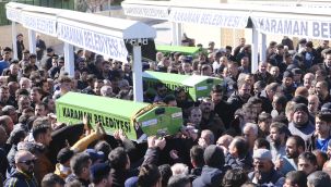 Feci kazada ölen karı koca yan yana toprağa verildi