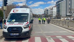 Karaman'da motosiklet kazası: 1 yaralı