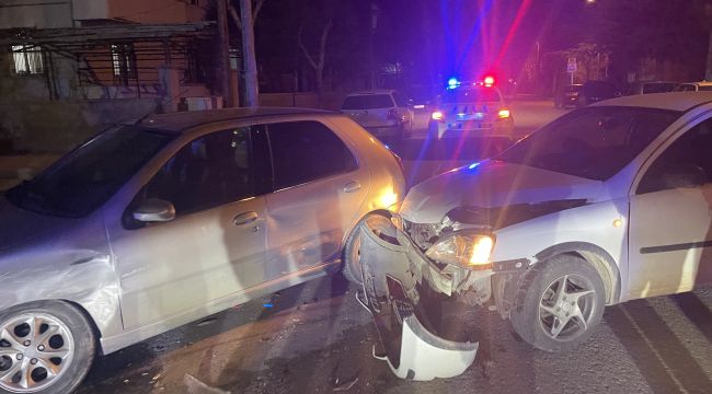 Karaman'da otomobiller çarpıştı: 1 yaralı 