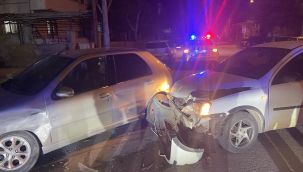 Karaman'da otomobiller çarpıştı: 1 yaralı 