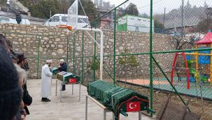 Kazada ölen 3 kişi son yolculuklarına uğurlandı 