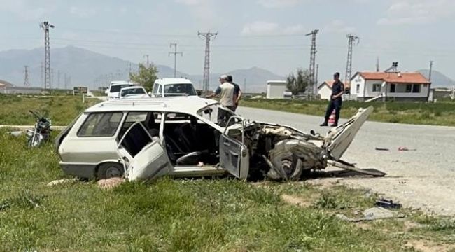 Beydili köyünde kaza: 4 yaralı 